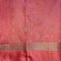 Premium Semi Mysore Crepe Saree with Thread Weaving and Rich Pallu