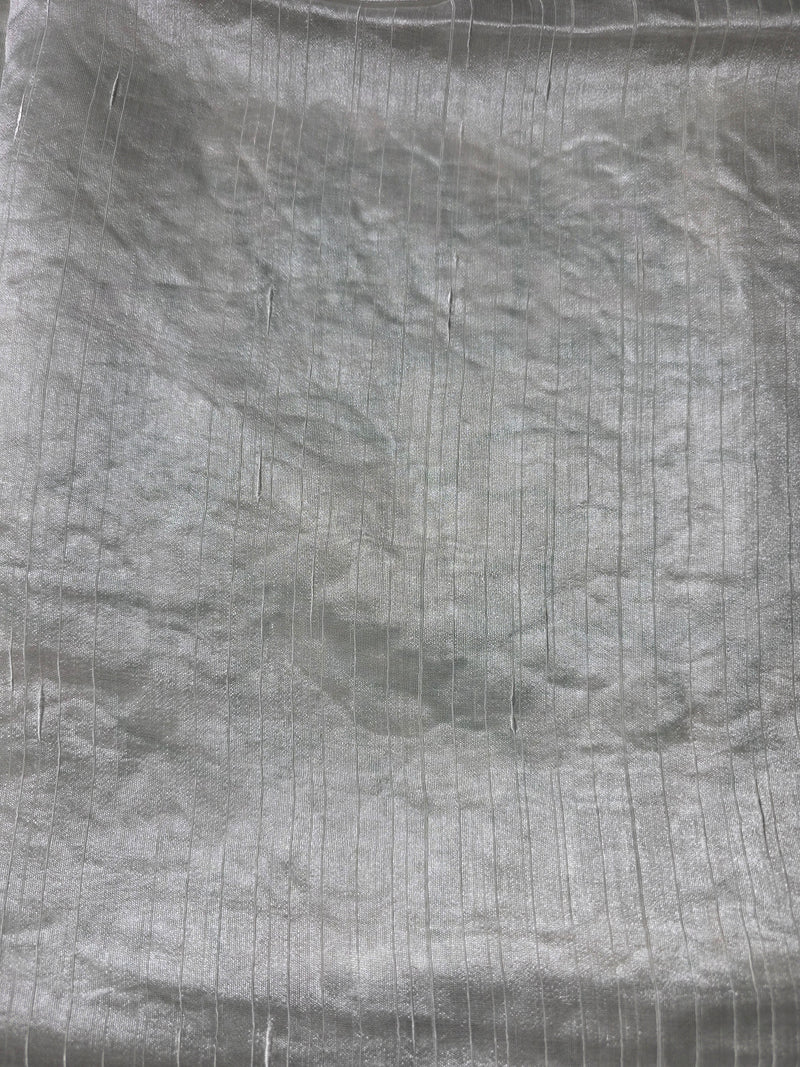 Ivory Pure Chanderi with all over Thread work