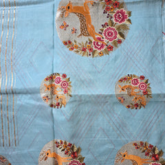 Pure Banarasi Tissue Saree with Petit Point Embroidery