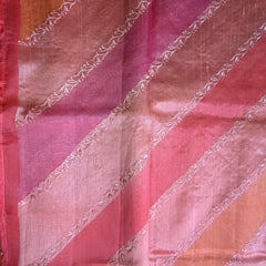 Pure Raw Kora Silk in Rangkat with Embroidery