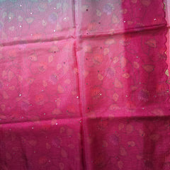 Shaded Kota Silk Saree with Mirror Work and Kalamkar Blouse
