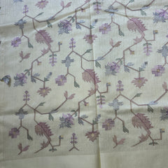 Tussar Saree with Intricate Embroidery