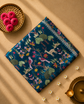 Pure Raw Silk Saree with all over Embroidery