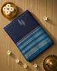 Premium Semi Mysore Crepe Saree with Vintage Checks and Rich Pallu