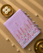 Linen Tissue Saree with Embroidery