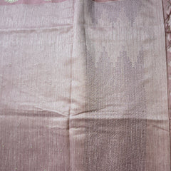Tussar Linen Saree with Embroidery