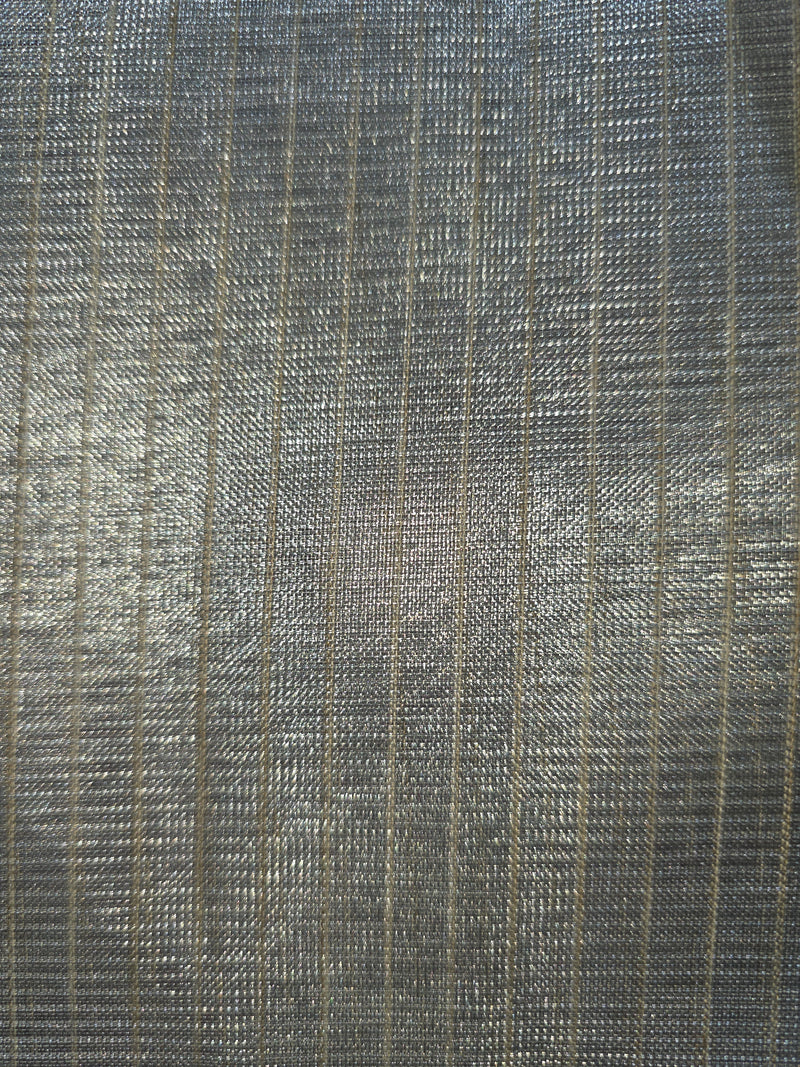 Silver Tissue Saree with Thread and Mirror work