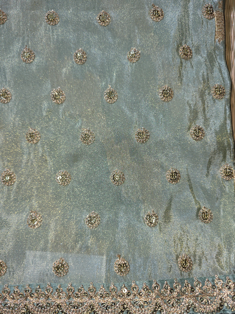 Pure Tissue Saree with Rich Blouse