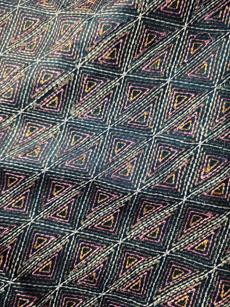 Pure Tissue Saree with allover Applique work