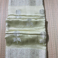 Raw Mango Saree with woven motifs