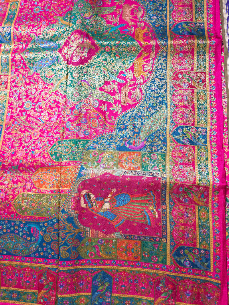 Pure Crepe Saree with Stunning Brocade Weaving