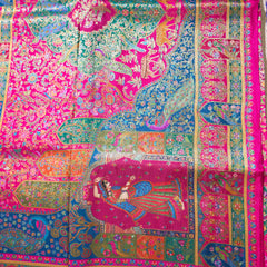 Pure Crepe Saree with Stunning Brocade Weaving