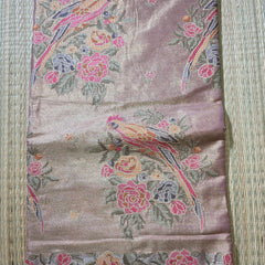 Pure Kora TissueSaree with Exquisite Petit Point Embroidery