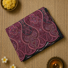 Tussar Silk Saree with Exclusive Applique Work