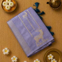 Soft Viscose Jute Saree with Rich Pallu