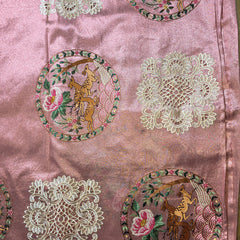 Pure Kora Tissue Saree with Beautiful Embroidery