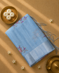 Linen Tissue Saree with Bird Motifs