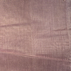 Linen Zari Saree with Tulips