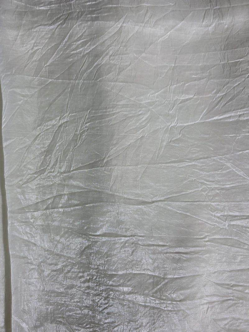 Crush Tissue Saree with Floral Embroidery