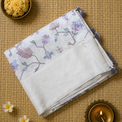 Tussar Saree with Intricate Embroidery