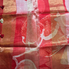 Pure Organza and Tissue Digital Printed Saree with Satin Blouse