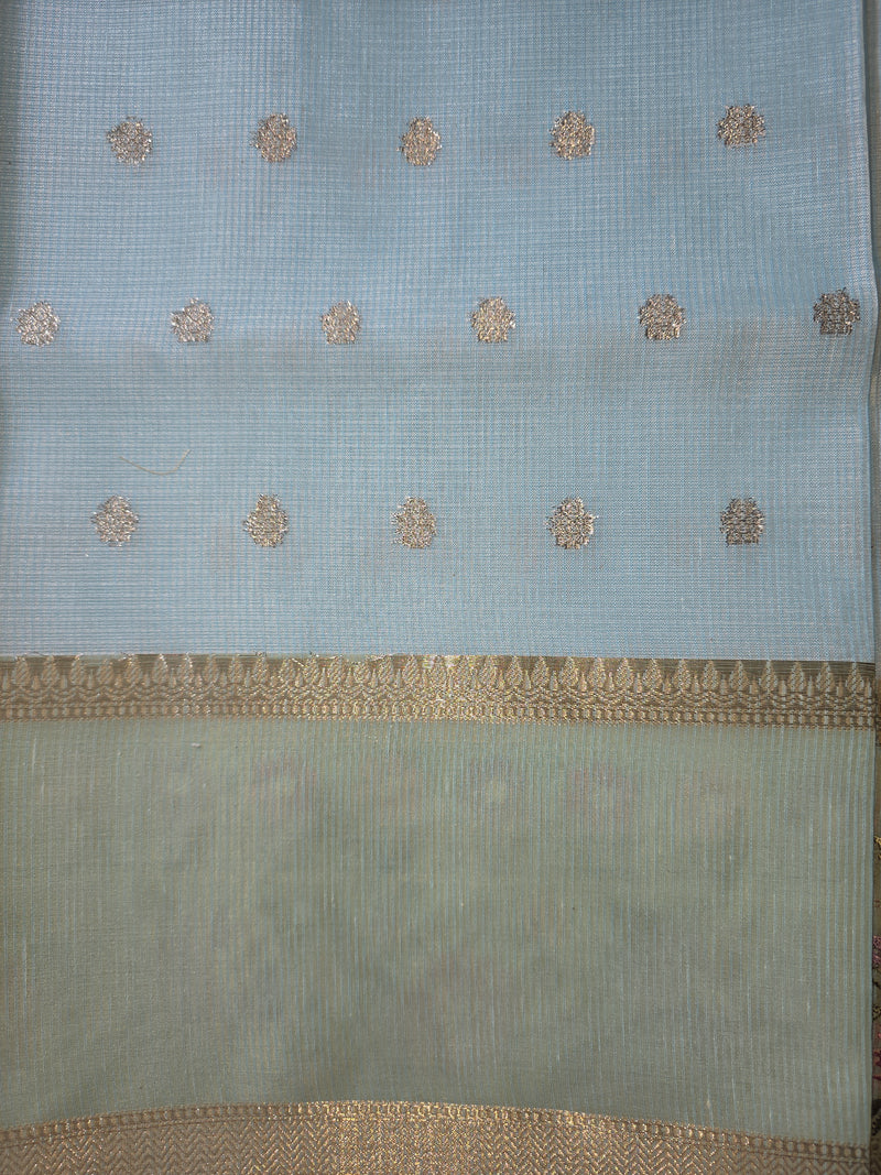 Kota Tissue Saree with Embroidery and All over Butis