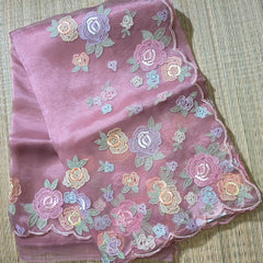 Organza Tissue Saree with Pretty Florals
