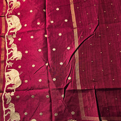 Tussar Silk Saree with Embroidery