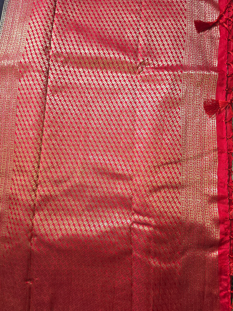 Soft Viscose Jute Saree with Rich Pallu