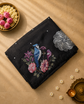 Pure Raw Silk with Cutwork and petitpoint embroidery