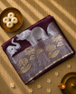 Tussar Silk Saree with woven Pattern in Skirt Border