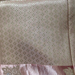 Raw Mango Saree with Contrast Blouse
