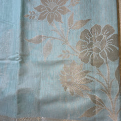 Tussar Saree with Jaal Weaving and Rich Pallu