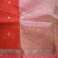 Premium Semi Mysore Crepe Saree with Thread Weaving and Rich Pallu