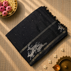 Tussar Silk with Embroidery