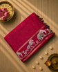 Tussar Silk Saree with Embroidery