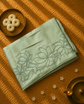 Soft Tussar Silk Saree with Applique work in organza
