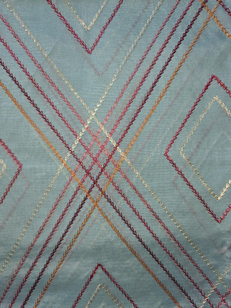 Pure Banarasi Tissue Saree with Petit Point Embroidery