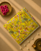 Pure Raw Silk Saree with all over Embroidery