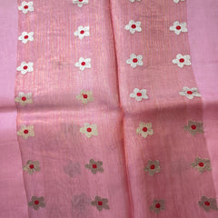 Pure Organza Handloom Dual Shaded Saree