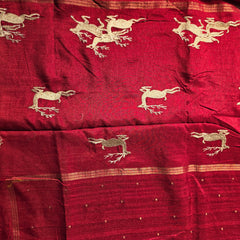 Tussar Silk with Embroidery