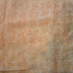 Kora Silk Digital Printed Saree with Aari Work
