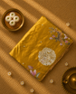 Pure Raw Silk Saree with Cutwork and Embroidery