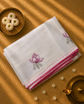 Kora Saree with all over Motifs and Tissue Blouse