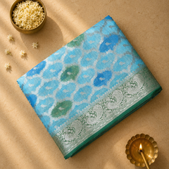Pure Kota Doria Saree in Rangkat Weaving